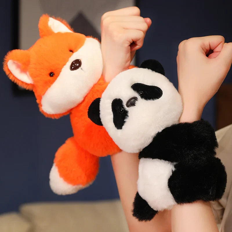 Cute Animal (Panda/Red Panda/Pig/Fox/Koala/Rabbit/Sheep) Plush Slap Band - 7 Styles