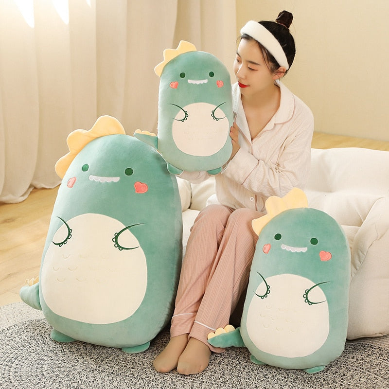 Animal (Chicken/Rabbit/Lion/Unicorn/Pig/Dinosaur/Dog) Chubby Pillow Plush Toys 40-80cm