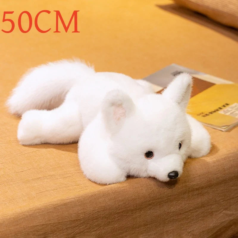 Cute Lying Red Panda/Panda/Fox/Teddy Bear/Wolf/Polar Bear Plush Toys 30-60cm