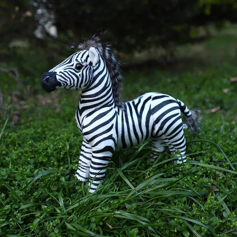 Zebra Lifelike Plush Toys 30cm