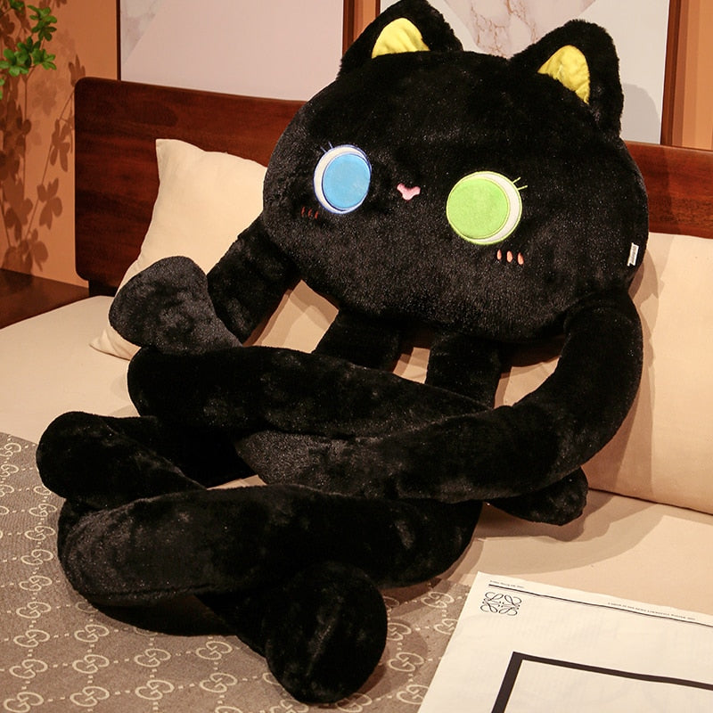 Funny Long Legged Animals(Black Cat/Rabbit/Bear/Penguin) Pillow Plush Toys 100cm/175cm