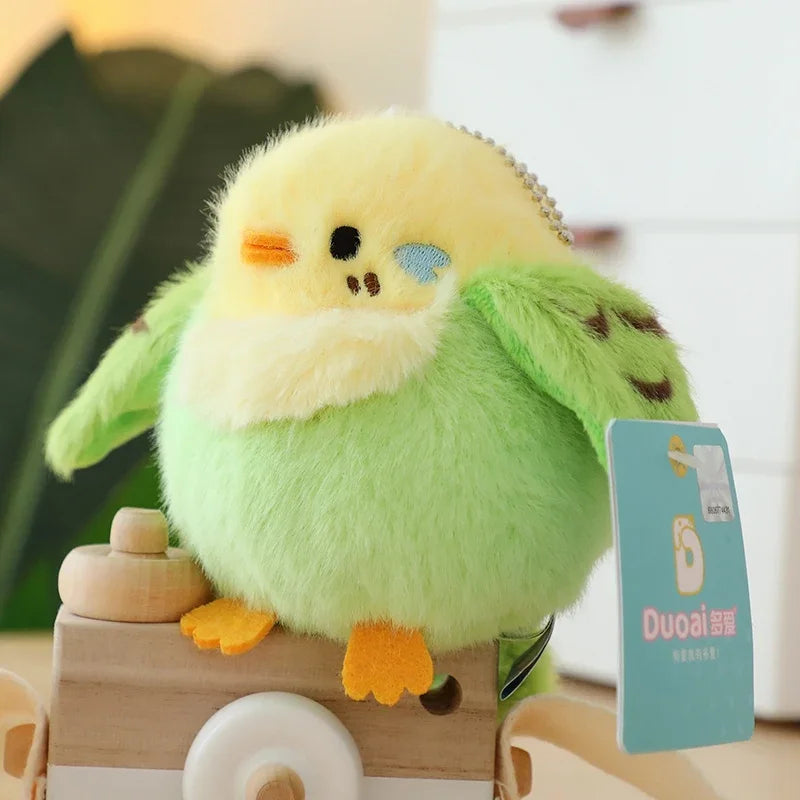 Cute Colourful Bird Plush Keychain - 10 Styles