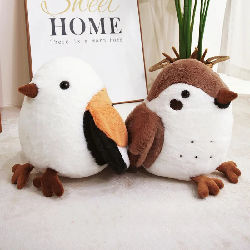 Cute Bird (Sparrow/Tit) Plush Toys 30/38cm