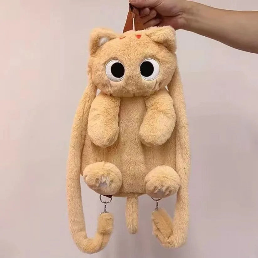 Cute Cat Plush Backpacks 40cm - 4 Styles