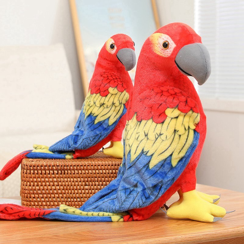 Bird Parrot Lifelike Plush Toys 50cm/70cm - 6 styles