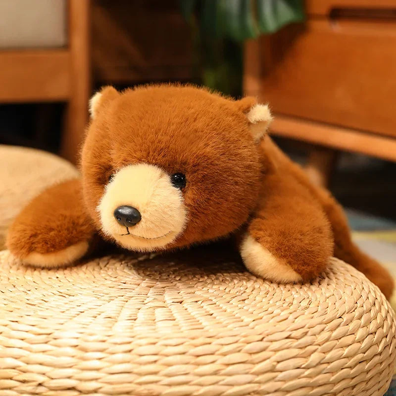 Lying Animal (Polar Bear/Brown Bear/Panda) Plush Toys - 30/45/65cm