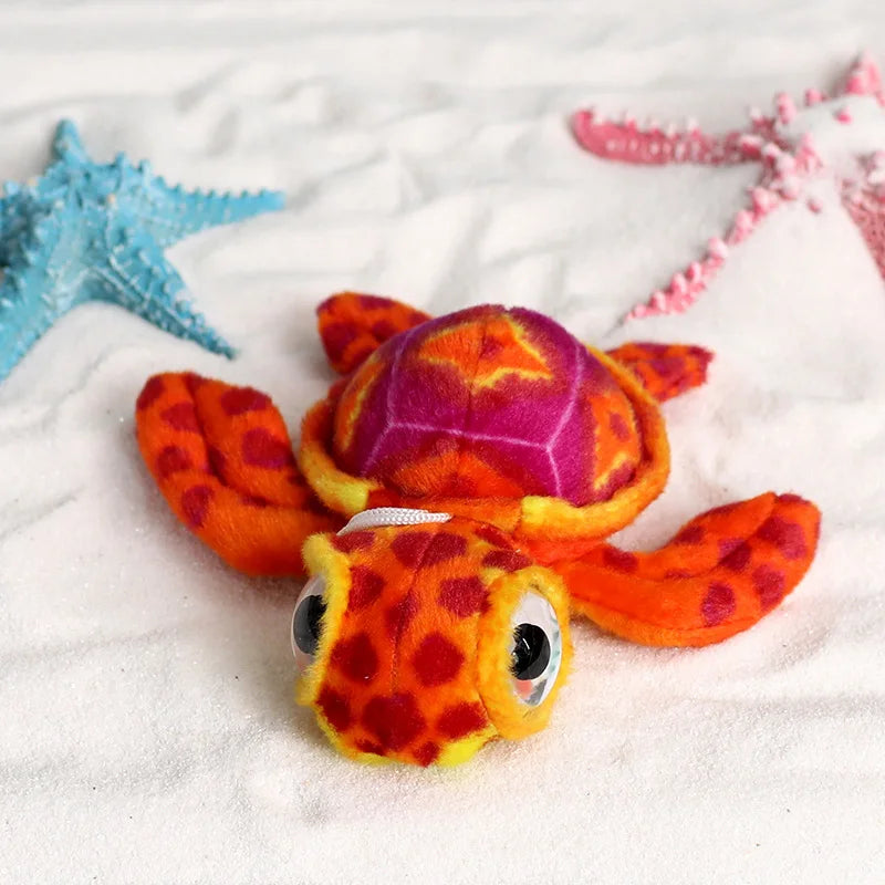 Cute Turtle Plush Keychain 17cm - Pink/Purple/Blue/Green/Red