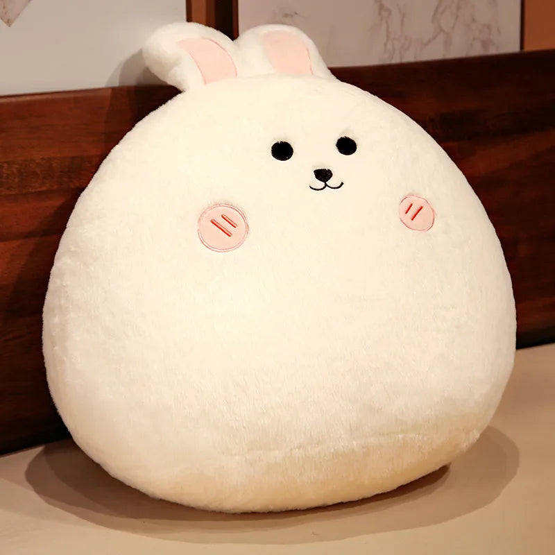 Cute Round Cat/Dog/Rabbit Plush Pillow Toys 30/60cm- 5 Styles