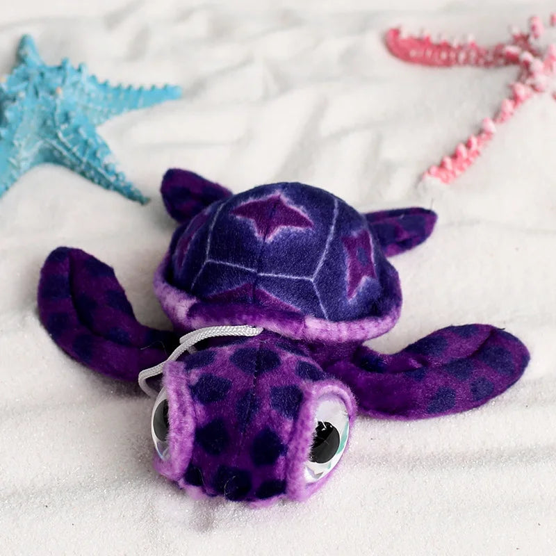 Cute Turtle Plush Keychain 17cm - Pink/Purple/Blue/Green/Red