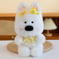 Cute Dog (West Highland White Terrier) With Hair Clip Plush Toys 30cm - 5 Styles