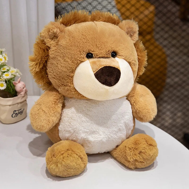 Cute/Kawaii Animal (Panda/Dog/Lion) Plush Toys 30/45/55cm - 4 Styles