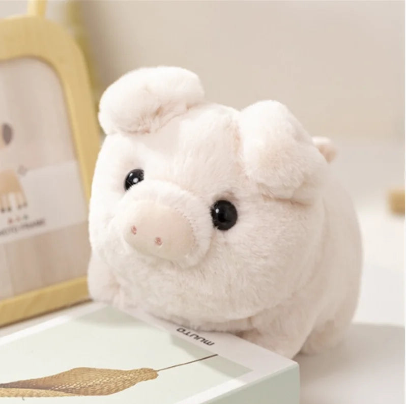 Cute Round Animal (Pig/Dog/Cow) Plush Toys 25/35cm