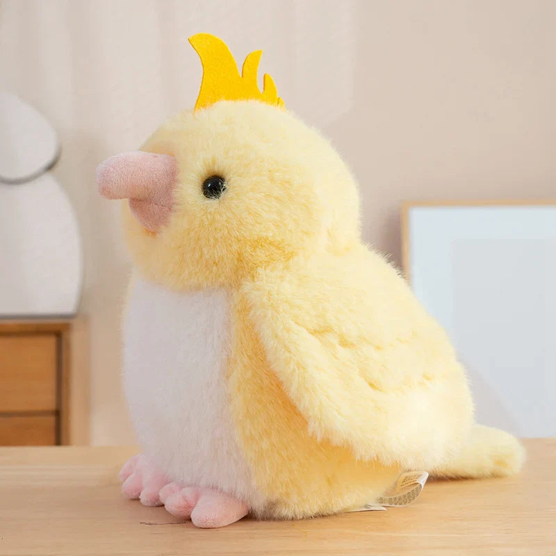 Cute Bird With/Without Leaf/Stump Plush Toys 20cm Or Plush Keychains 12cm