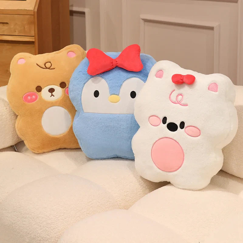 Cute Animal(Dog/Pig/Penguin/Mouse/Bear/Capybara) Plush Pillow Toys 40cm