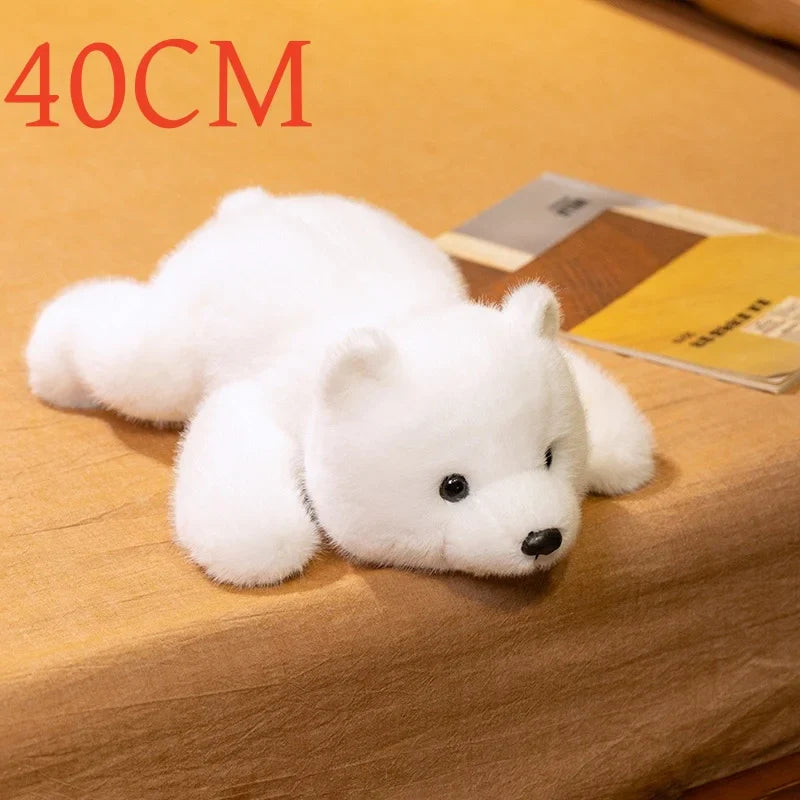 Cute Lying Red Panda/Panda/Fox/Teddy Bear/Wolf/Polar Bear Plush Toys 30-60cm