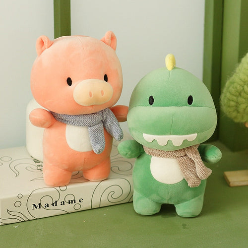 Animal (Dinosaur/Hippo/Pig/Lion) Plush Toys 23cm