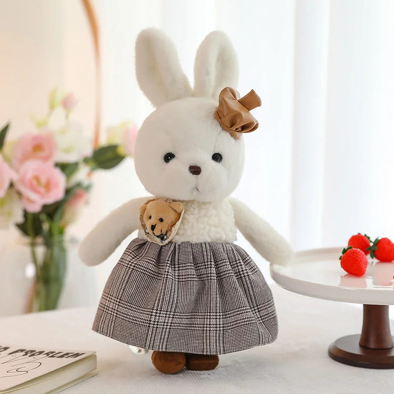 Cute Rabbit/Bear (Dress-up) Plush Toys 28cm - 6 Styles
