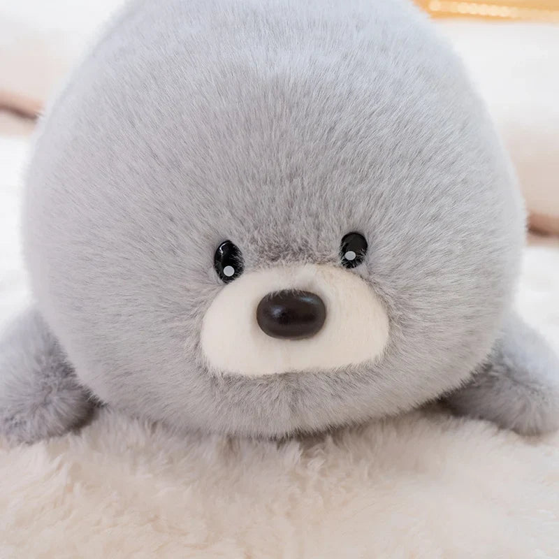 Cute Grey Seal With Penguin Plush Toys 50cm