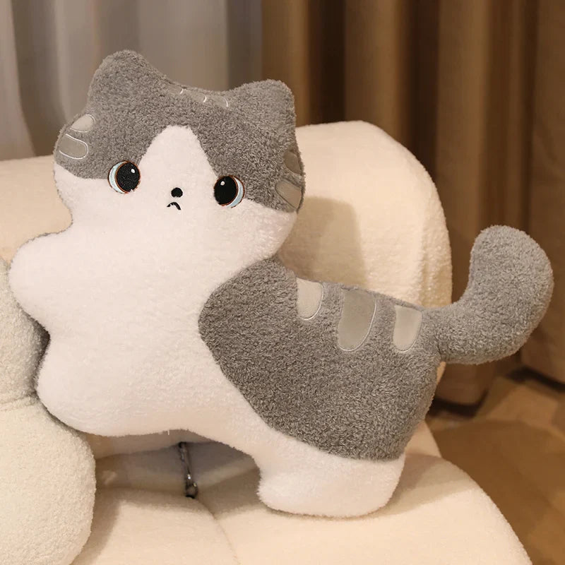 Cute Cat Plush Pillows 52x40cm - 5 Styles