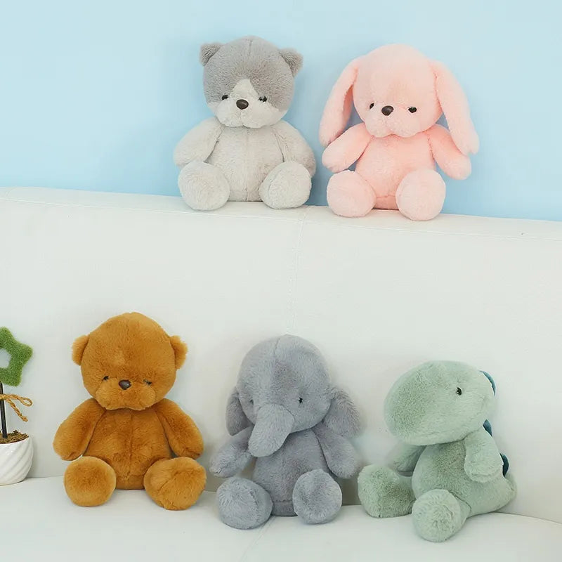 Cute Animal (Elephant/Dinosaur/Bear/Cat/Rabbit) Plush Toys 23cm