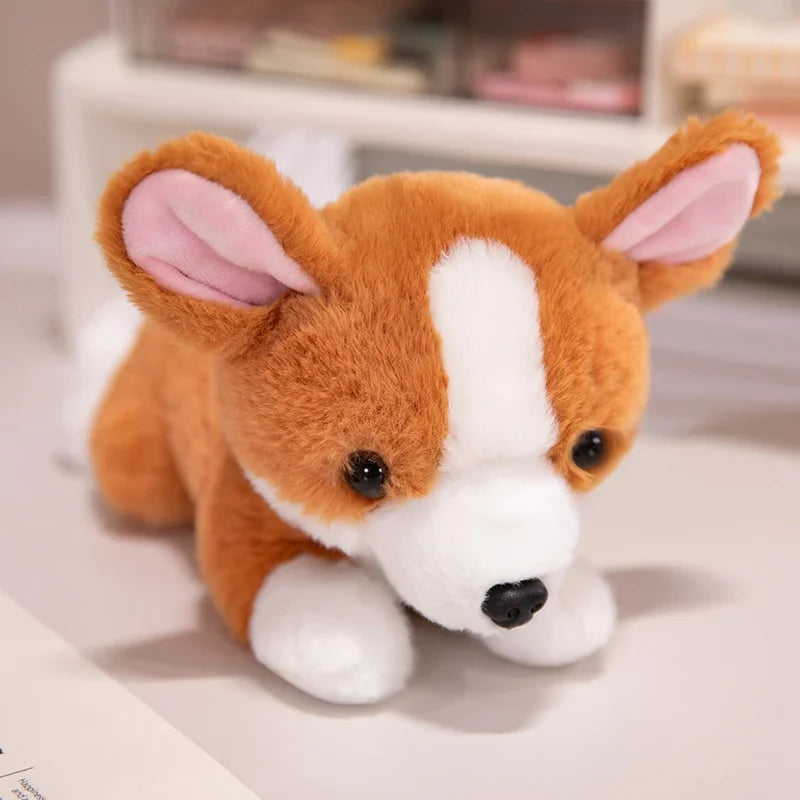 Cute Dog Plush Toys 23-25cm - Husky/Corgi/Pug/Beagle/German Shepherd/Bulldog