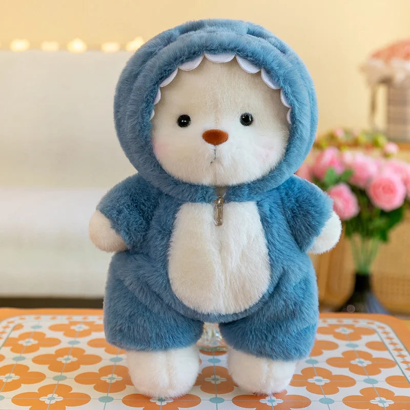 Bear (Animal Dress Up) Plush Toys 25/35cm - Dinosaur/Shark/Dragon