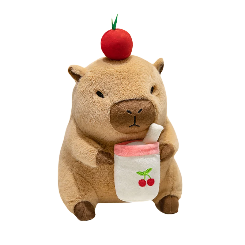 Cute Capybara With Graduation Dress Up Or With Tea Plush Toys 30/40cm