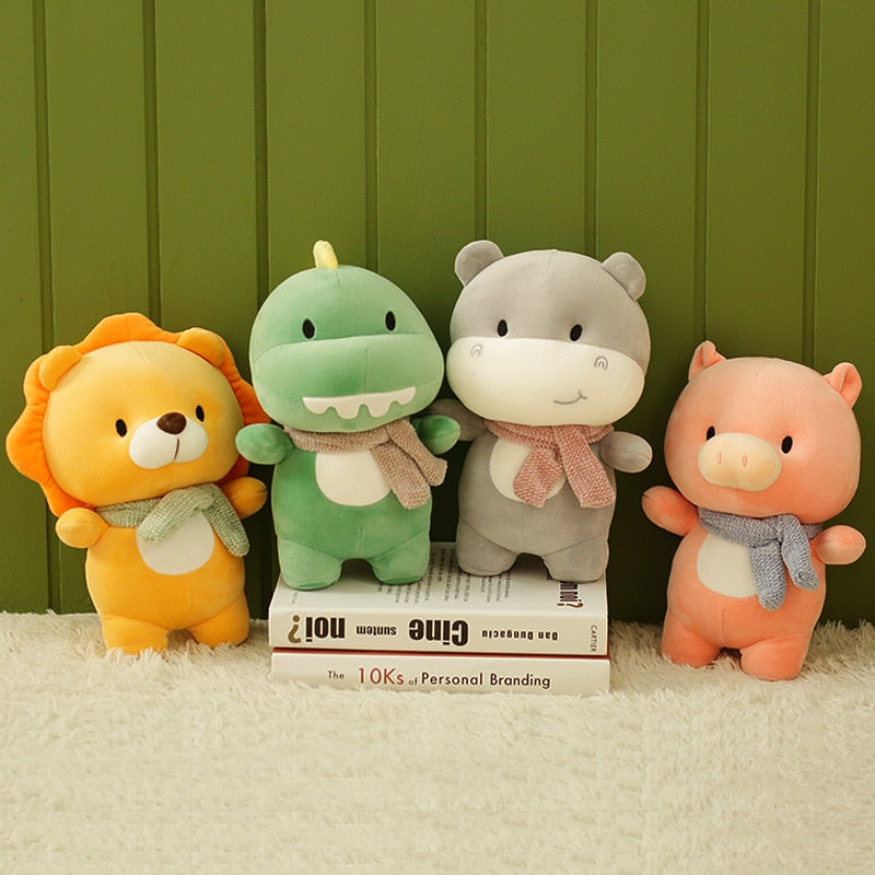 Animal (Dinosaur/Hippo/Pig/Lion) Plush Toys 23cm