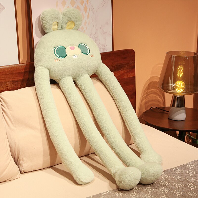 Funny Long Legged Animals(Black Cat/Rabbit/Bear/Penguin) Pillow Plush Toys 100cm/175cm