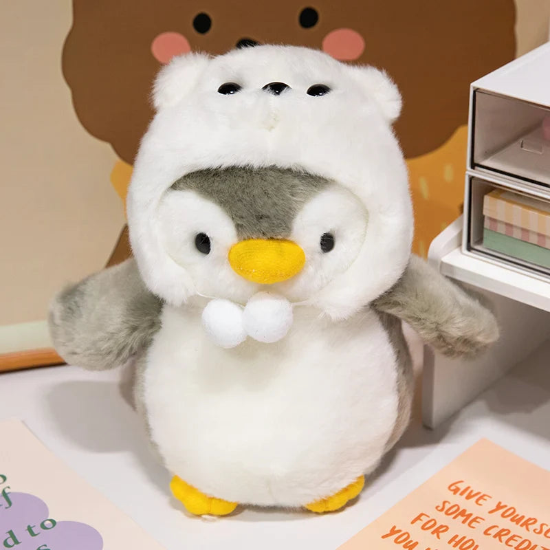 Cute Penguin With Cloth Plush Toys 25cm - 4 Styles