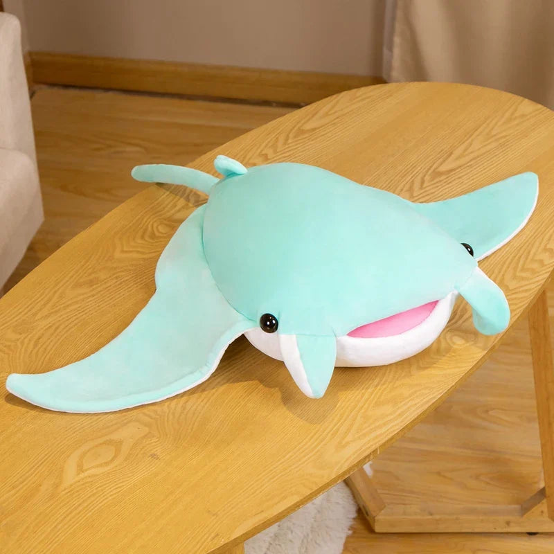 Cute Manta Ray Plush Toys 70/90cm - Blue/Green