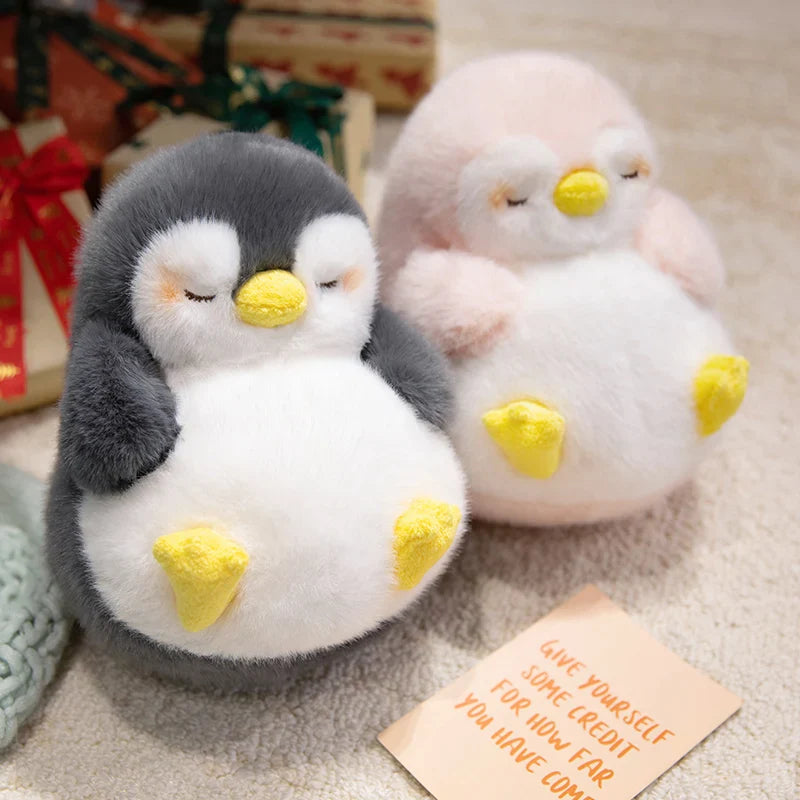 Cute Sleeping Penguin Plush Toys 20/30/40cm - Pink/Black