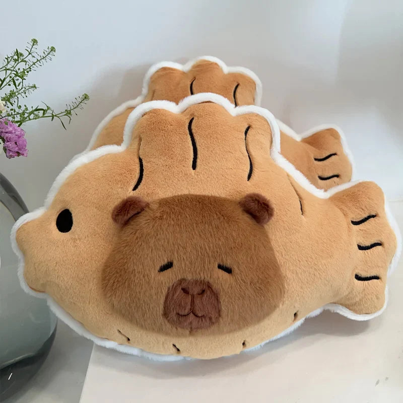 Cute Capybara Taiyaki (Japanese fish-shaped cake) Plush Toys 40/50cm