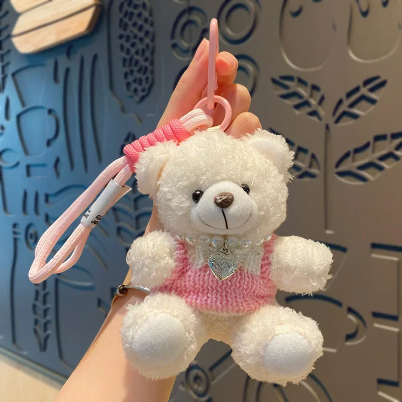 Cute Teddy Bear Plush Keychains - 10 Styles