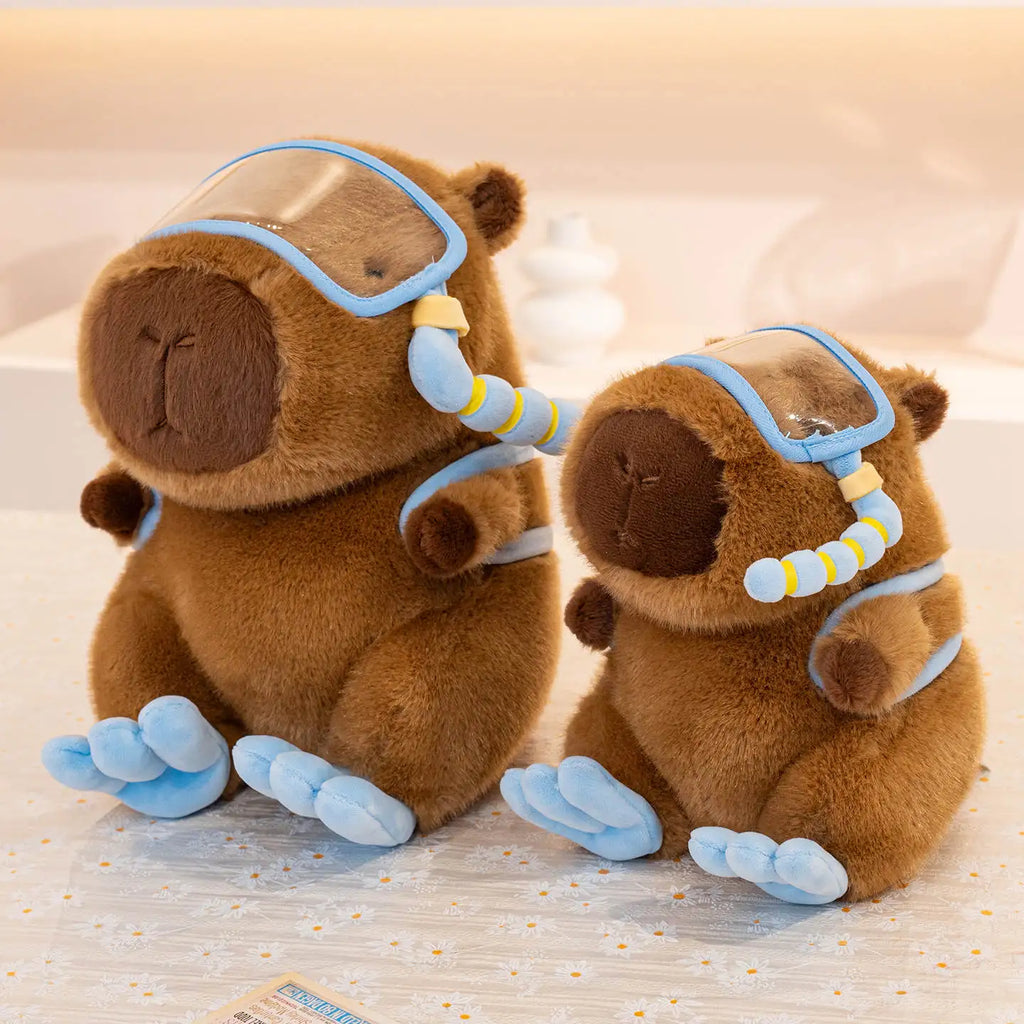 Cute Capybara With Ice Cream/Coconut Or With Bags(Sports) Plush Toys 22/30cm - 8 Styles