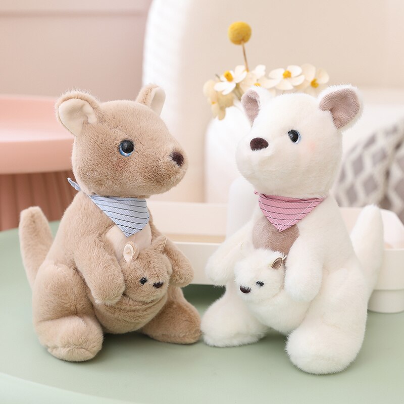 Kangaroo (With Joey) Plush Toys 25/35/45cm- 3 colours