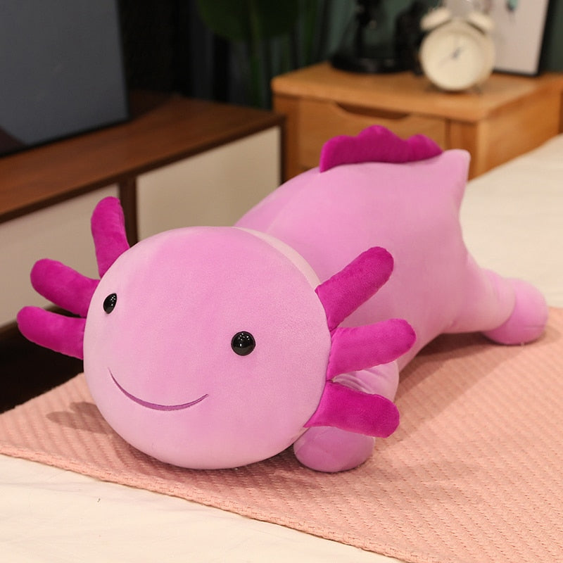Cute Axolotl Plush Toys 60/90cm - Green/Blue/Pink/Purple