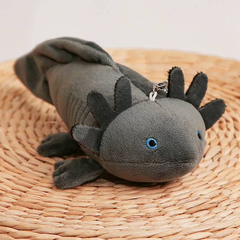 Cute Axolotl Plush Keychain 23cm - Black/Green/Blue/Yellow/Pink/Grey