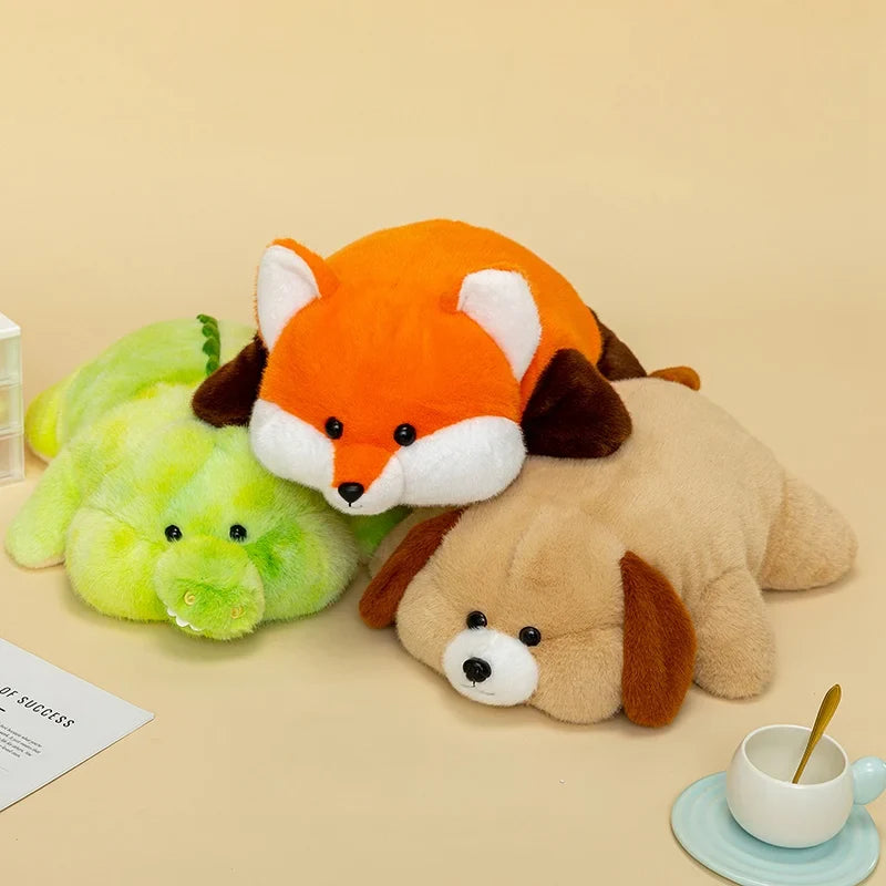 Cute Chubby Animal (Cat/Dog/Fox/Red Panda/Dinosaur/Koala) Plush Toys 45cm
