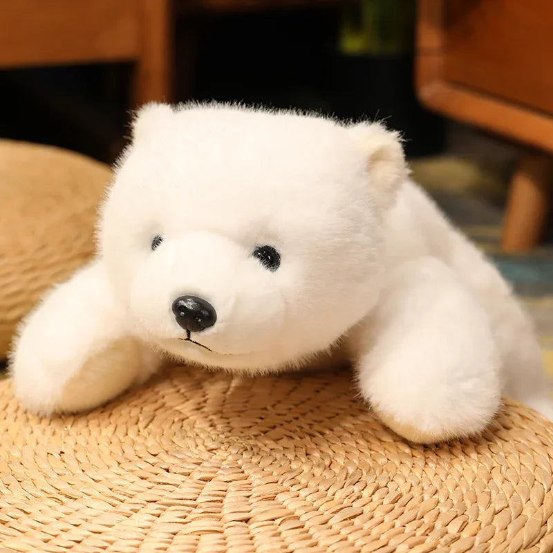 Lying Animal (Polar Bear/Brown Bear/Panda) Plush Toys - 30/45/65cm