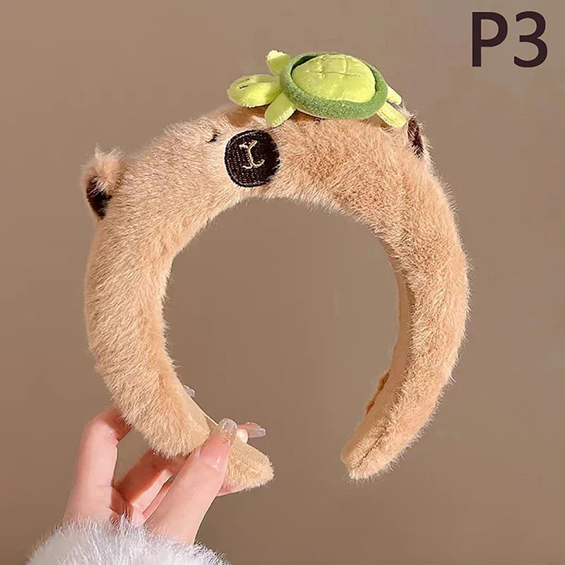 Cute/Kawaii Capybara Plush Headband - 4 Styles