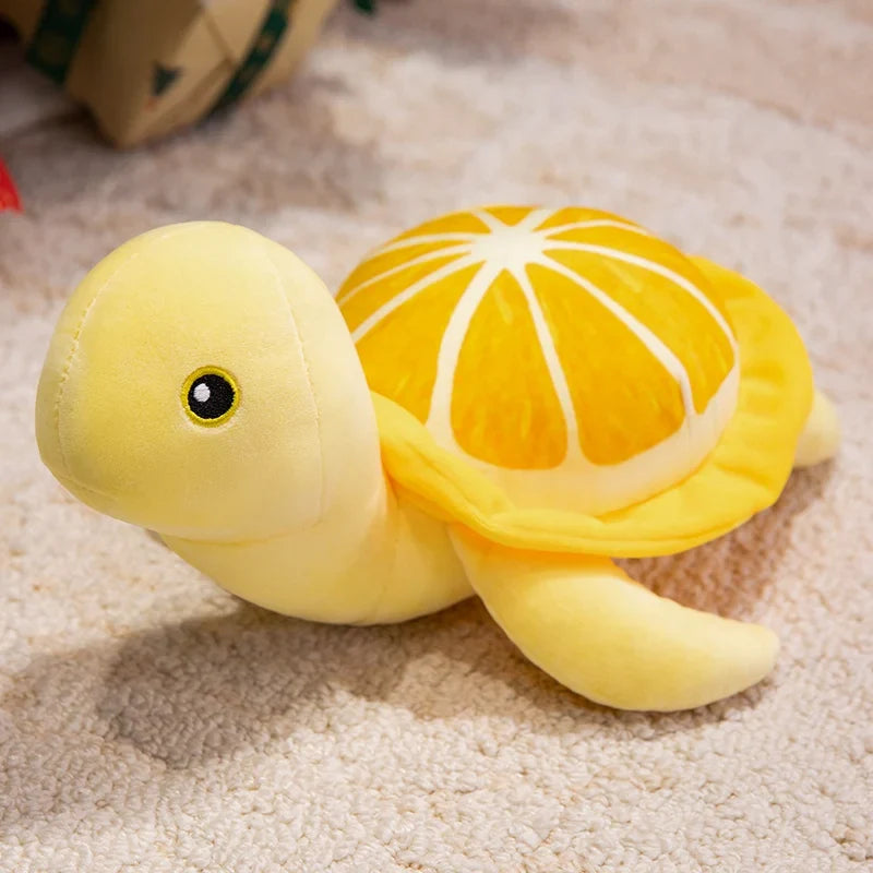 Funny/Cute Turtle Lemon Hybrid Plush Toys 25/35cm - Yellow/Green