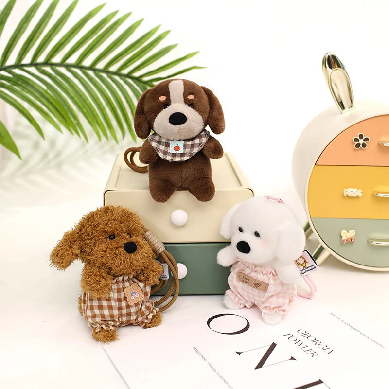 Cute Dog/Puppy Plush Keychains 12cm - 7 Styles