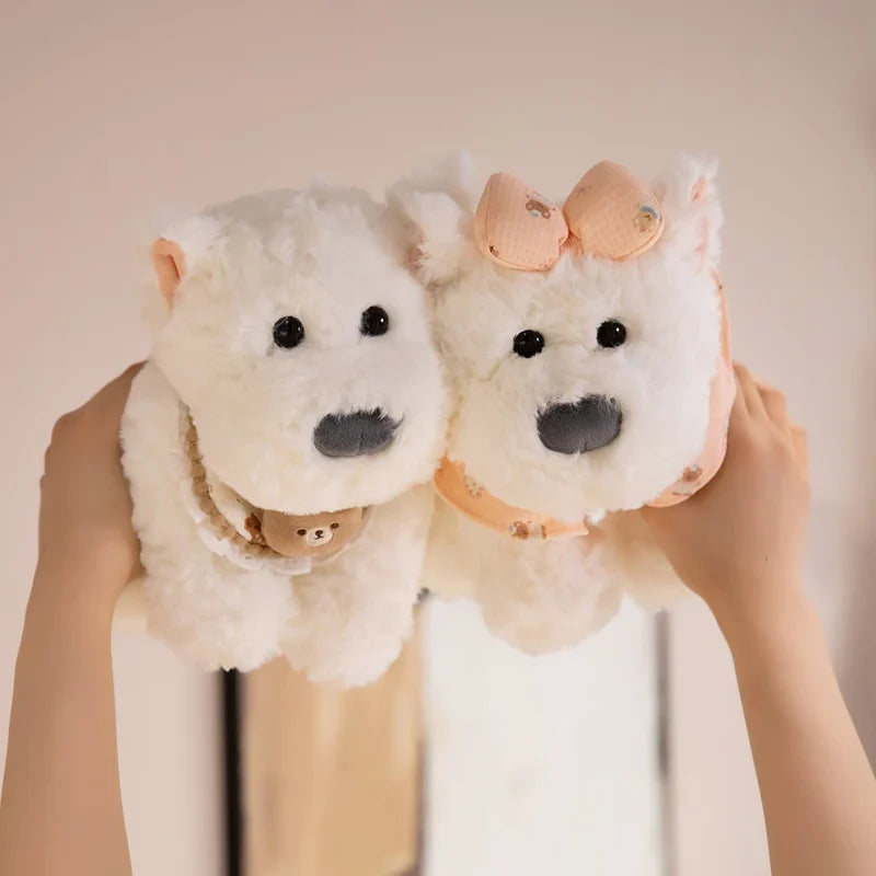 Dog (West Highland White Terrier) Plush Toys 23cm - 5 Styles