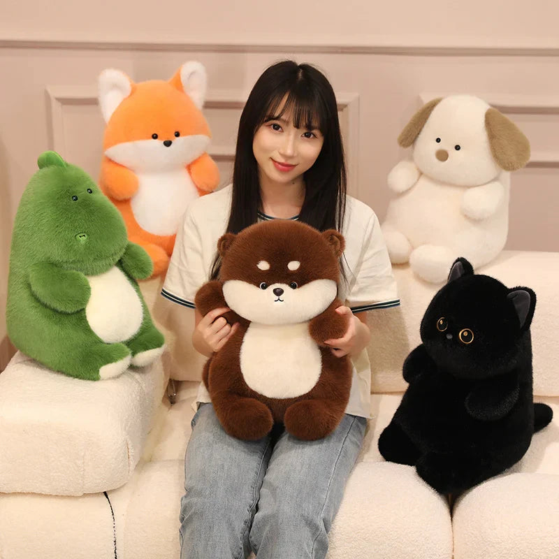 Cute/Kawaii Animal(Fox/Dog/Dinosaur/Cat/Beaver) Plush Toys 40cm