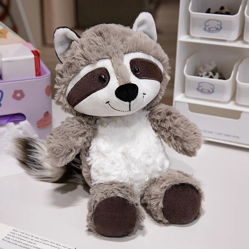 Cute Raccoon/Fox/Sloth Plush Toys 25/35cm - 5 Styles