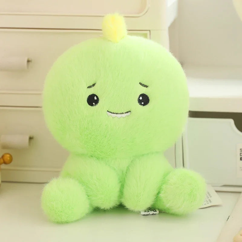 Sitting Animal Plush Toys 14cm - Axolotl/Lion/Cat/Panda/Dinosaur