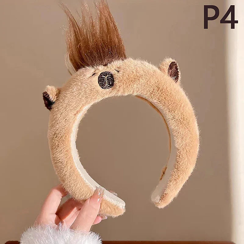 Cute/Kawaii Capybara Plush Headband - 4 Styles
