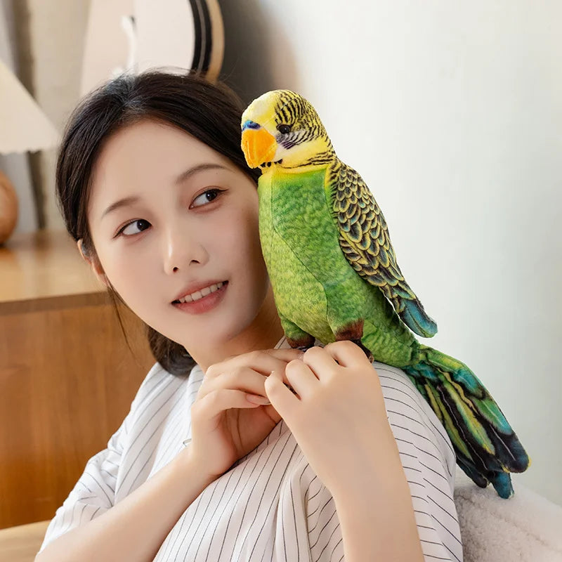 Bird Parrot Lifelike Plush Toys 23cm - 5 Styles