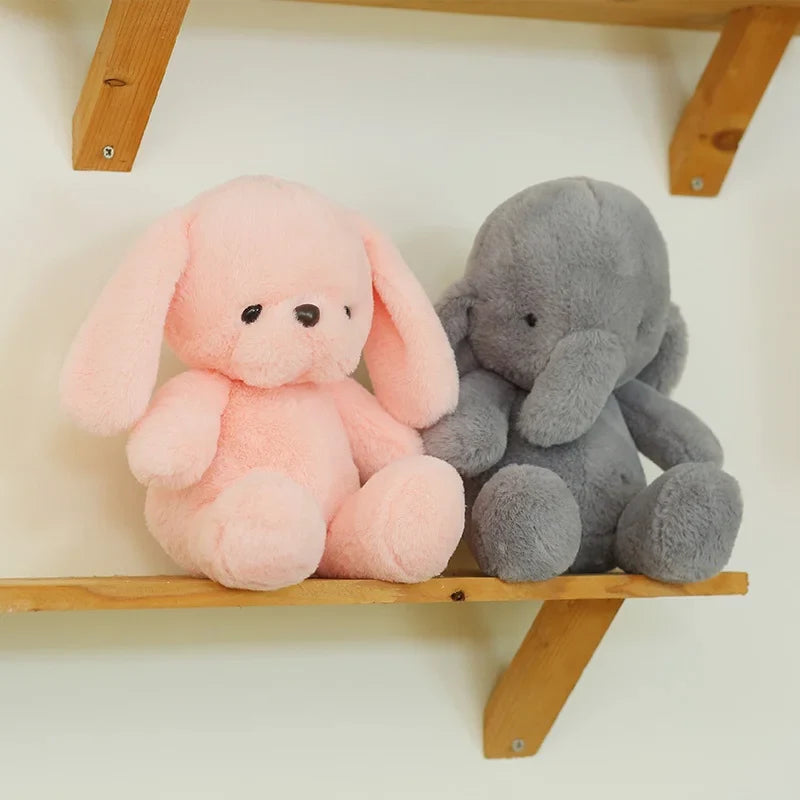 Cute Animal (Elephant/Dinosaur/Bear/Cat/Rabbit) Plush Toys 23cm